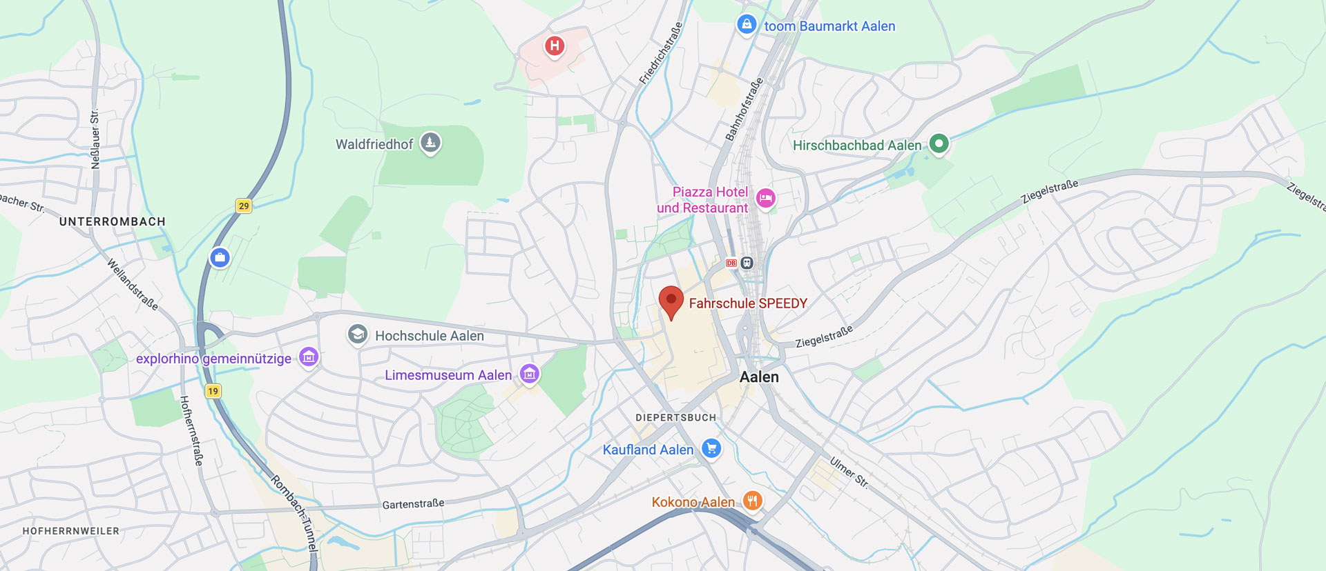 Fahrschule Speedy Aalen Standort & Anfahrt